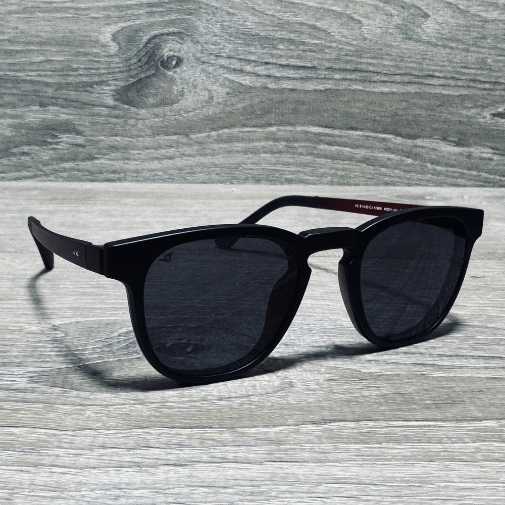 Vincent Chase VC E11420 Eyeglass Frames Mag Clip Mens‎ 46-21-140 Black Polarized
